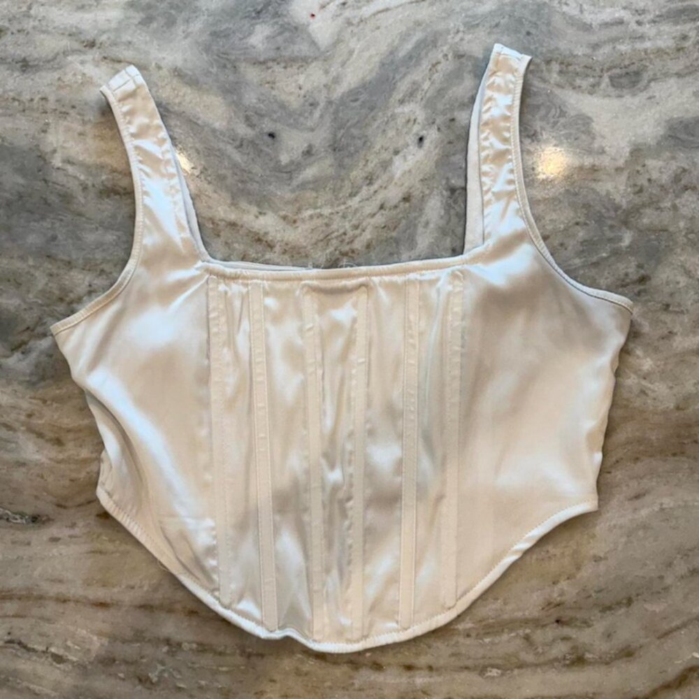 Missguided Women's White Corset